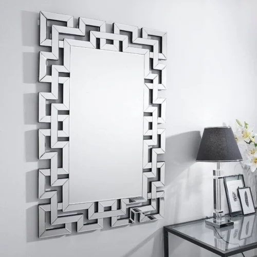 Art Decorative Wall Mirrors Large Grecian Venetian Mirror for Hotel Home Vanity Sliver Mirror 31.5" W x47" H