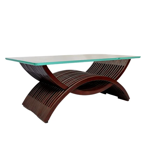 Dual Quarter Moon Shape Center Table (FT-CT01)