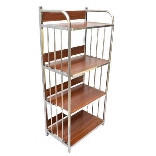 4-Layer Oven Rack Trolley (FT-OT001) – Melamine Board & Stainless Steel image 1