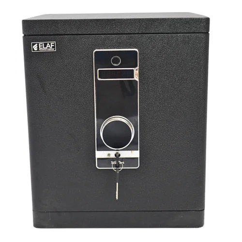 ELAF FINGERPRINT SAFETY LOCKER (FT-F450) Black