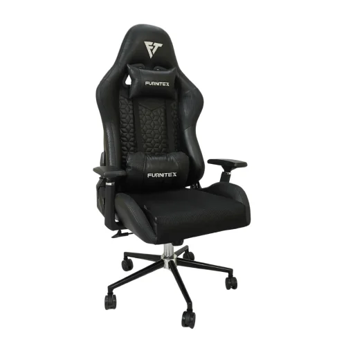 FURNITEX - Gaming Chair with 4D Armrest (FT-G5) Black